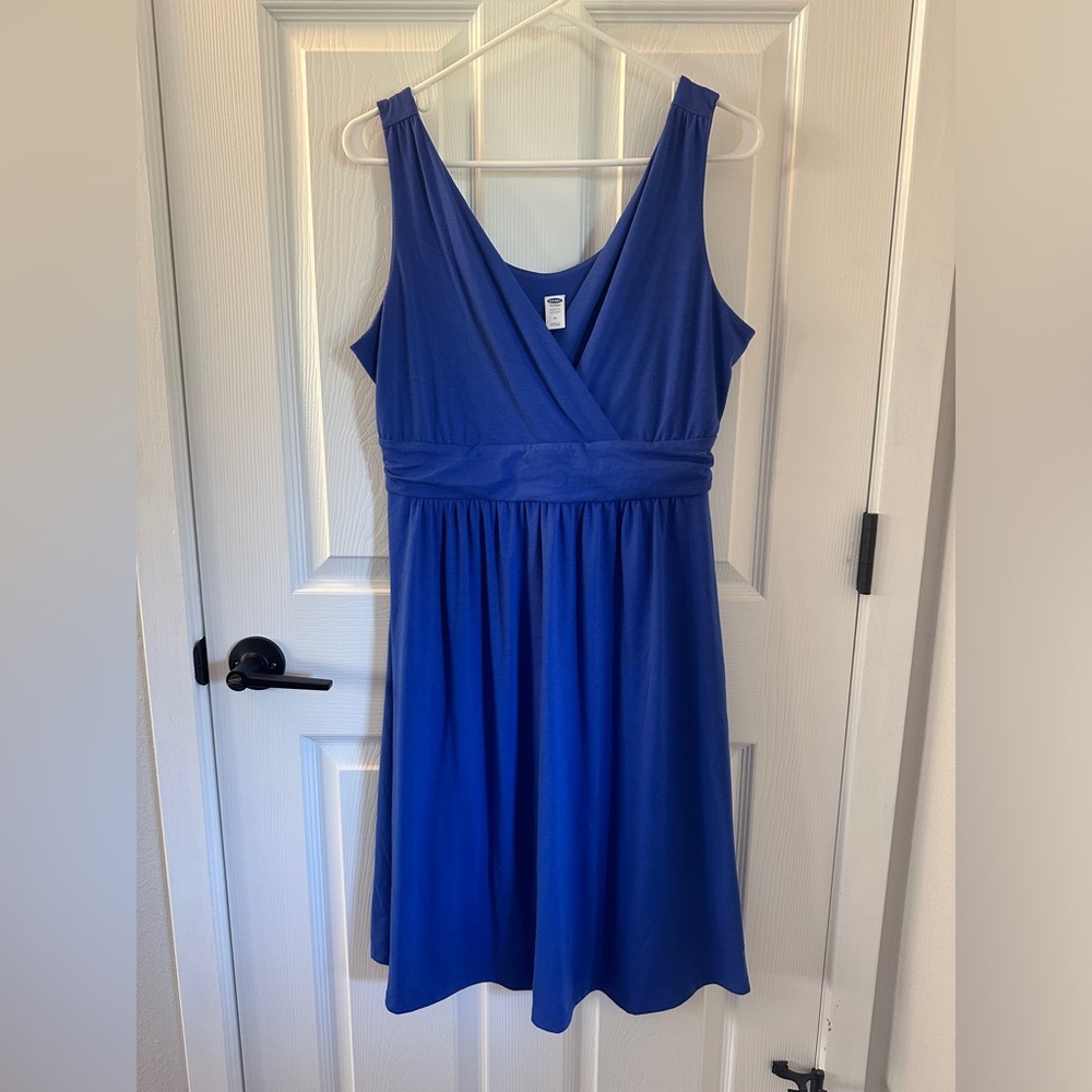 Old Navy Blue Maternity Dress